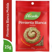 Pimienta Blanca Molida Alicante 25 gr