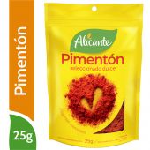 Pimentón Alicante seleccionado Dulce 25 gr