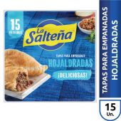 Tapas para Empanadas Hojaldradas La Salteña x 15 u.