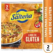 Tapas para Tartas Libre de Gluten La Salteña x 380 gr