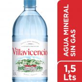 Agua Mineral Villavicencio Sin Gas 1,5 lt.