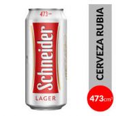 Cerveza Rubia Lata Schneider 473 ml