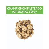 Champignon Fileteado IQF Biomac 500 gr
