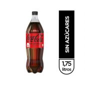 Gaseosa Coca Cola Sin Azúcares 1,75lt.