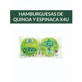 Hamburguesas de Quinoa y Espinaca Nutree x 4U