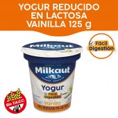 Yogur Reducido en Lactosa Vainilla Milkaut 125gr