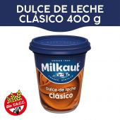 Dulce de leche clásico, de textura consistente y sabor real y auténtico. Libre de gluten (sin TACC) Contiene 400 gr.