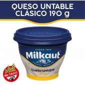 Queso Untable Clásico Milkaut 190gr