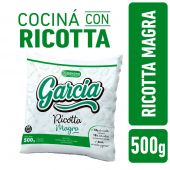 Ricotta García Magra Baja en sodio 500gr