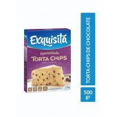 Bizcochuelo Chips Chocolate Exquisita 500 gr