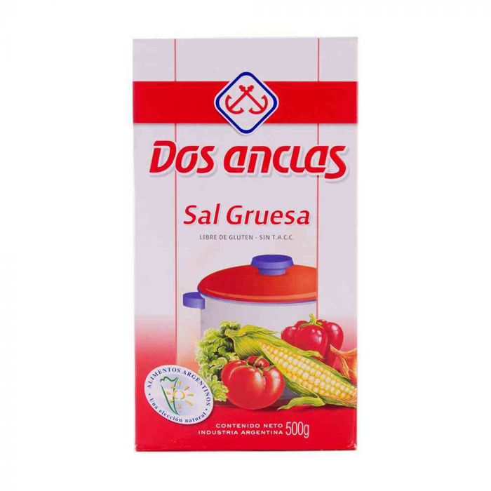 Sal Gruesa Dos Anclas Estuche 500 gr