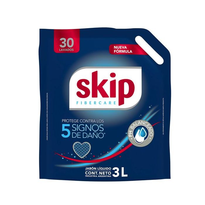 Detergente Ropa Liquido SKIP Doy-Pack 3 Lt