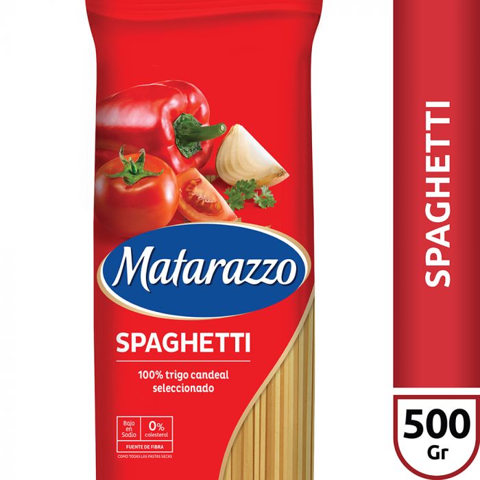 Fideos spaghetti Matarazzo x 500gr.