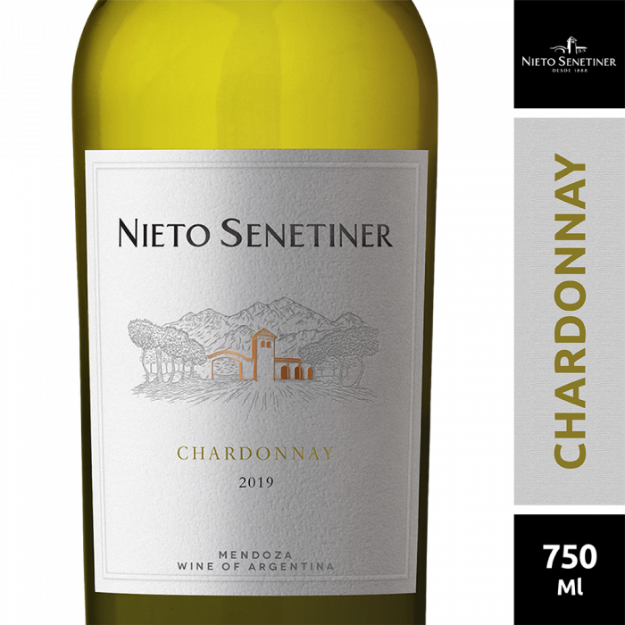 Vino chardonnay Nieto Senetiner x 750 ml