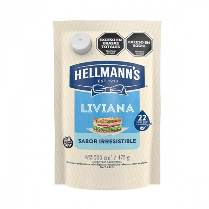 Mayonesa Hellmanns Liviana 475 gr.