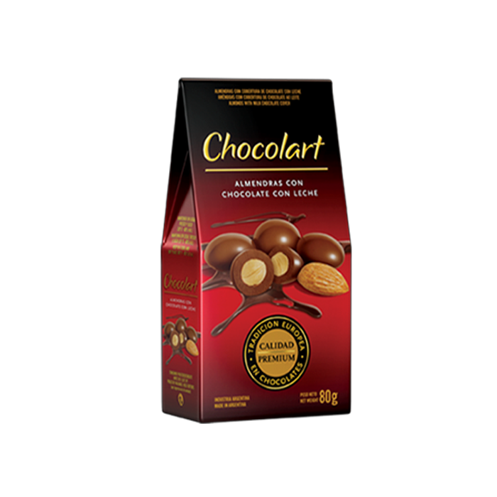 Almendras con chocolate Chocolart 80 gr