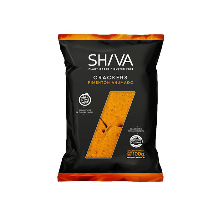 Crackers Pimenton Ahumado Shiva 100 gr
