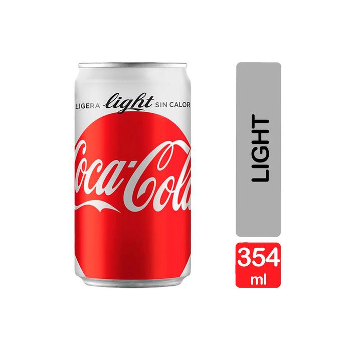 Lata Coca Cola Light 354 ml.