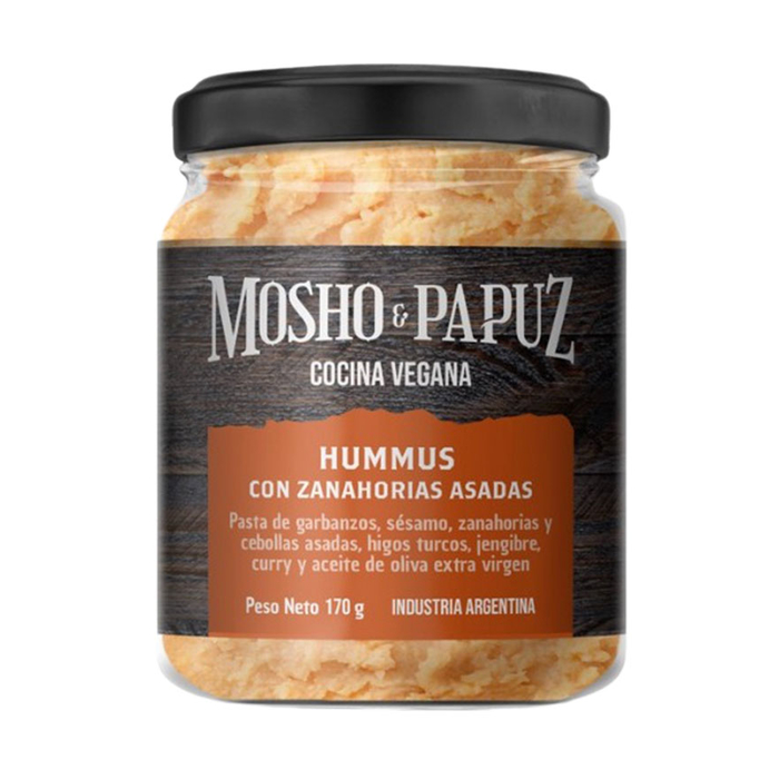 Hummus con Zanahorias Asadas Mosho Papuz 170gr.