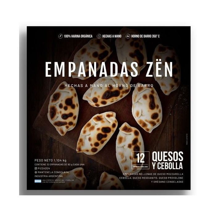 Empanadas Queso y Cebolla Zën 12u