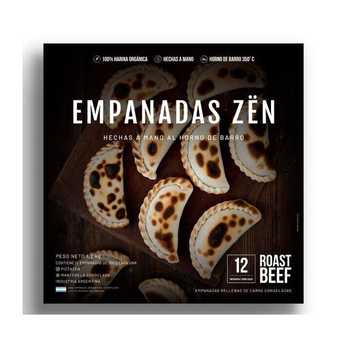 Empanadas Roast Beef Cortada a Cuchillo Zën  12u
