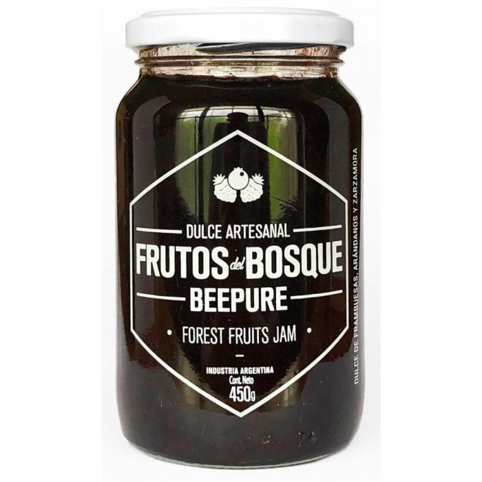 Dulce Artesanal Frutos del Bosque Beepure 450gr.