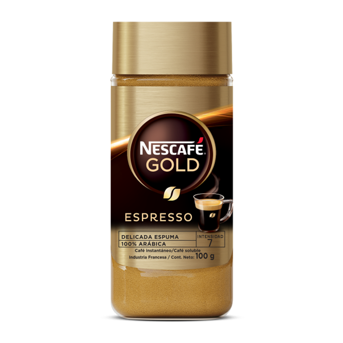 Café Instantaneo Espresso Gold Nescafé 100gr.