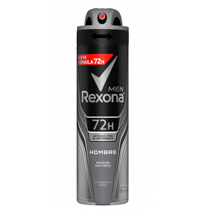 Desodorante Rexona Men en aerosol 150 ml.