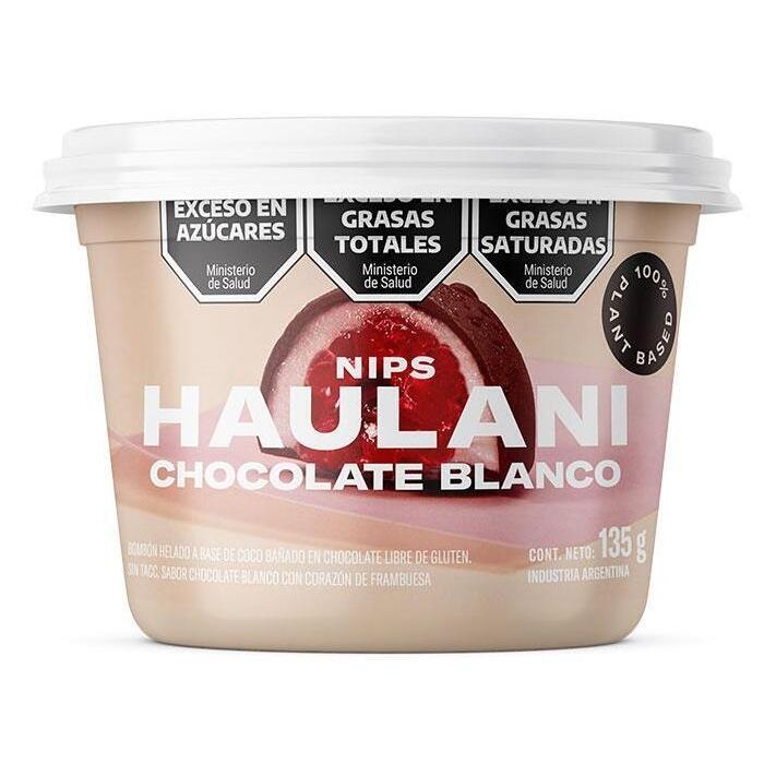 Bombon Helado Chocolate Blanco y Frambuesa -Nips Haulani