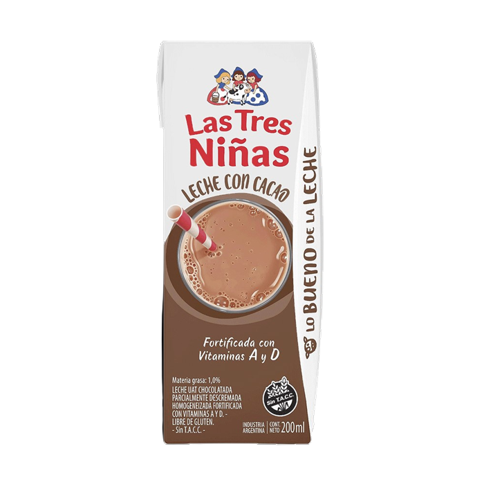 Leche con Cacao Las Tres Niñas 200 ml