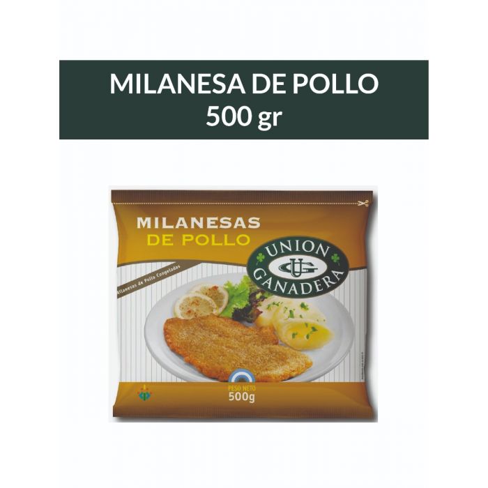 Milanesa de Pollo Unión Ganadera 500 gr.