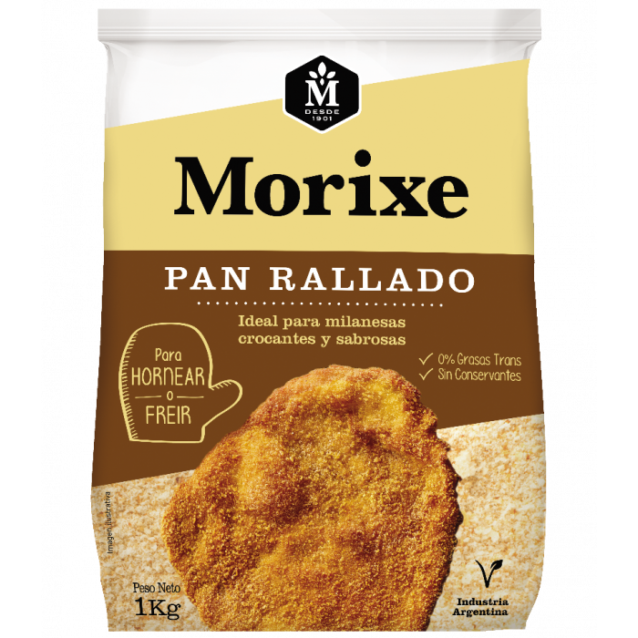 Pan rallado Morixe 1 kg