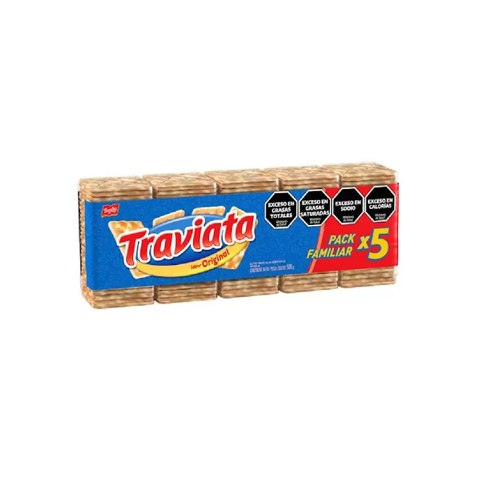 Galletitas Traviata Sandwich 506 gr (x 5 un)