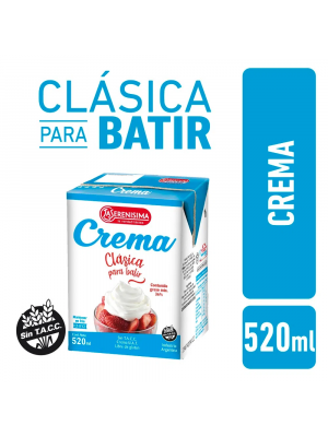Crema Pasteurizada La Serenisima 520ml