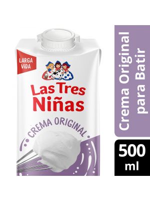 Crema para Batir 36% Las Tres Niñas 500 ml.