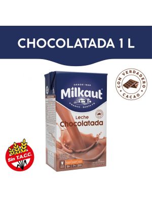 Leche chocolatada, parcialmente descremada, con cacao verdadero. Libre de gluten (sin TACC) Contiene 1 litro.